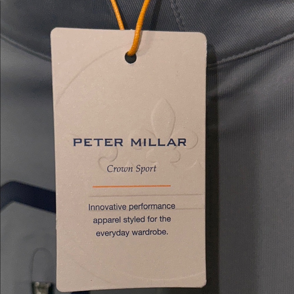 Peter Millar Men's Forge Quarter Zip Size S - Picture 6 of 7